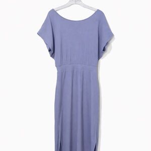 Anthropologie Ribbed Dress, Size 4-6, Fitted Waist, Like New